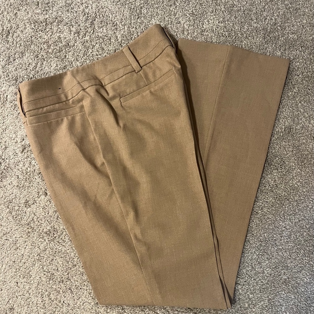 7th Avenue New York & Co. Women's Tan Boot Cut Pants Size 12
